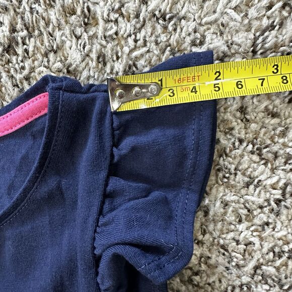 Girls Sz 7/7-8 Set of 2 Tops Cynthia Rowley Jenna & Jessie USA Floral Sequence - Picture 12 of 12